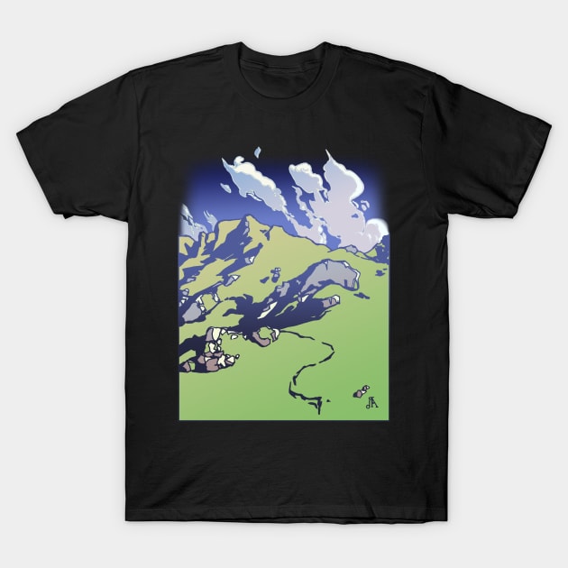 Mountains T-Shirt by ORBN